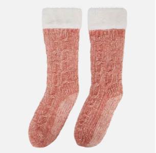 Cozy Comfort with Chenille Home Socks
