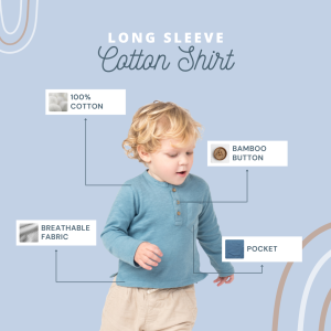 Blue Fun Kids Fashion T-Shirt – Playful Style for Little Adventurers