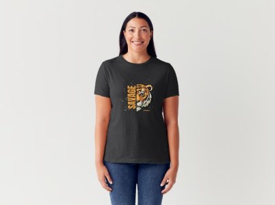 Savage Brooklyn Tiger Women's Graphic T-Shirt
