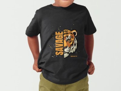Savage Brooklyn Tiger Toddler Graphic T-Shirt