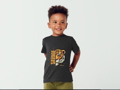 Savage Brooklyn Tiger Toddler Graphic T-Shirt