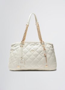 LIU JO Ecru Tote Handbag – Elegant and Spacious Designer Bag for Everyday Use