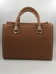 LIU JO Cognac Satchel Handbag – Elegant and Spacious Designer Bag