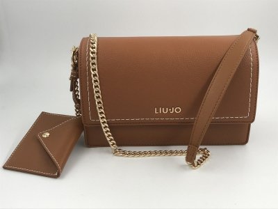 LIU JO Cognac Crossbody Shoulder Bag – Elegant and Versatile Designer Bag