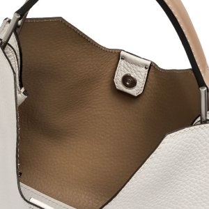 Gianni Chiarini Beige Leather Handbag – Elegant and Spacious Designer Bag