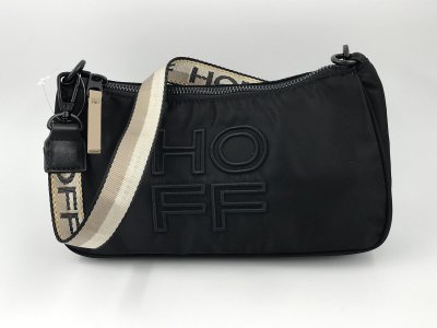 Hoff Black Nylon Handbag – Stylish and Practical Designer Bag
