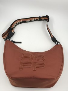 Hoff Terracotta Brown Nylon Handbag – Elegant and Functional Designer Bag
