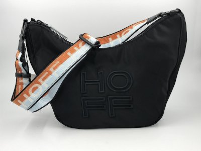 Hoff Black Nylon Handbag – Stylish and Functional Designer Bag