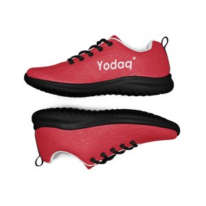 Red & Black Men’s Sneakers – Yodaq® Running Shoes, Streetwear Trainers, Lightweight Sport Shoes
