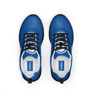 Yodaq® White & Blue Men’s Sneakers – Knit Summer Trainers | Lightweight Gym and Lifestyle Shoes