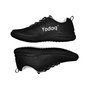 Triple Black Men’s Sneakers – Yodaq® Knit Trainers | All Black Urban Shoes | Minimal Streetwear Style