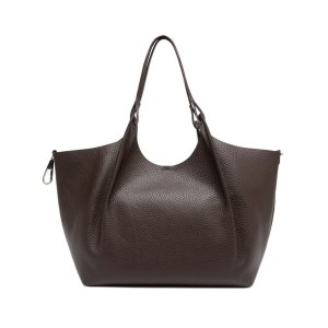Gianni Chiarini Dua Handbag – Espresso Brown Leather, 40x38x18 cm