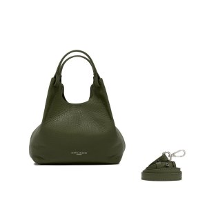 Gianni Chiarini Dua Handbag – Green Leather, 28x28x15 cm