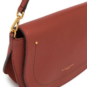 Gianni Chiarini Olga Crossbody – Brick Red Leather, 29x18x12 cm