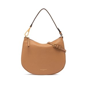 Gianni Chiarini Leather Handbag – Camel, 30x25x6 cm