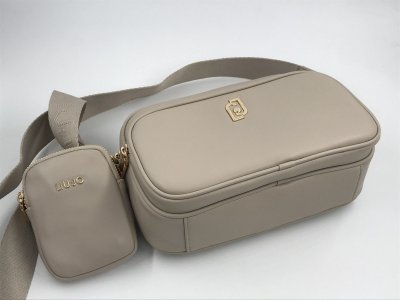 Liu Jo Crossbody Bag – Ecru Camera Case with Mini Pouch