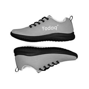 Grey Men’s Sneakers – Yodaq® Minimal Knit Trainers | Lightweight Walking Shoes | Stylish Gym & Casual Urban Sneakers