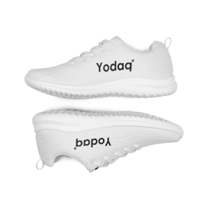Yodaq® All-White Sneakers – Minimalist Knit Trainers | Lightweight Gym & Walking Shoes | Breathable Urban Footwear
