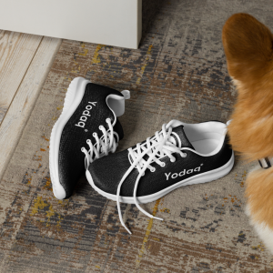 Yodaq® Black Knit Sneakers – Lightweight Men’s Athletic Shoes | Casual Urban Trainers | Breathable Sport Footwear