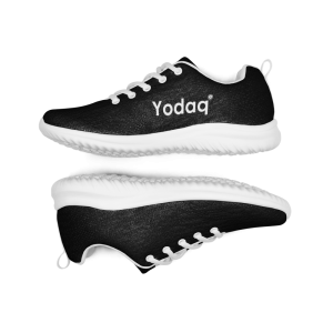 Yodaq® Black Knit Sneakers – Lightweight Men’s Athletic Shoes | Casual Urban Trainers | Breathable Sport Footwear