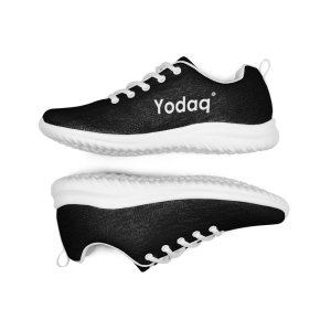 Women’s Black Lightweight Athletic Sneakers | Breathable Flyknit Running Shoes by Yodaq